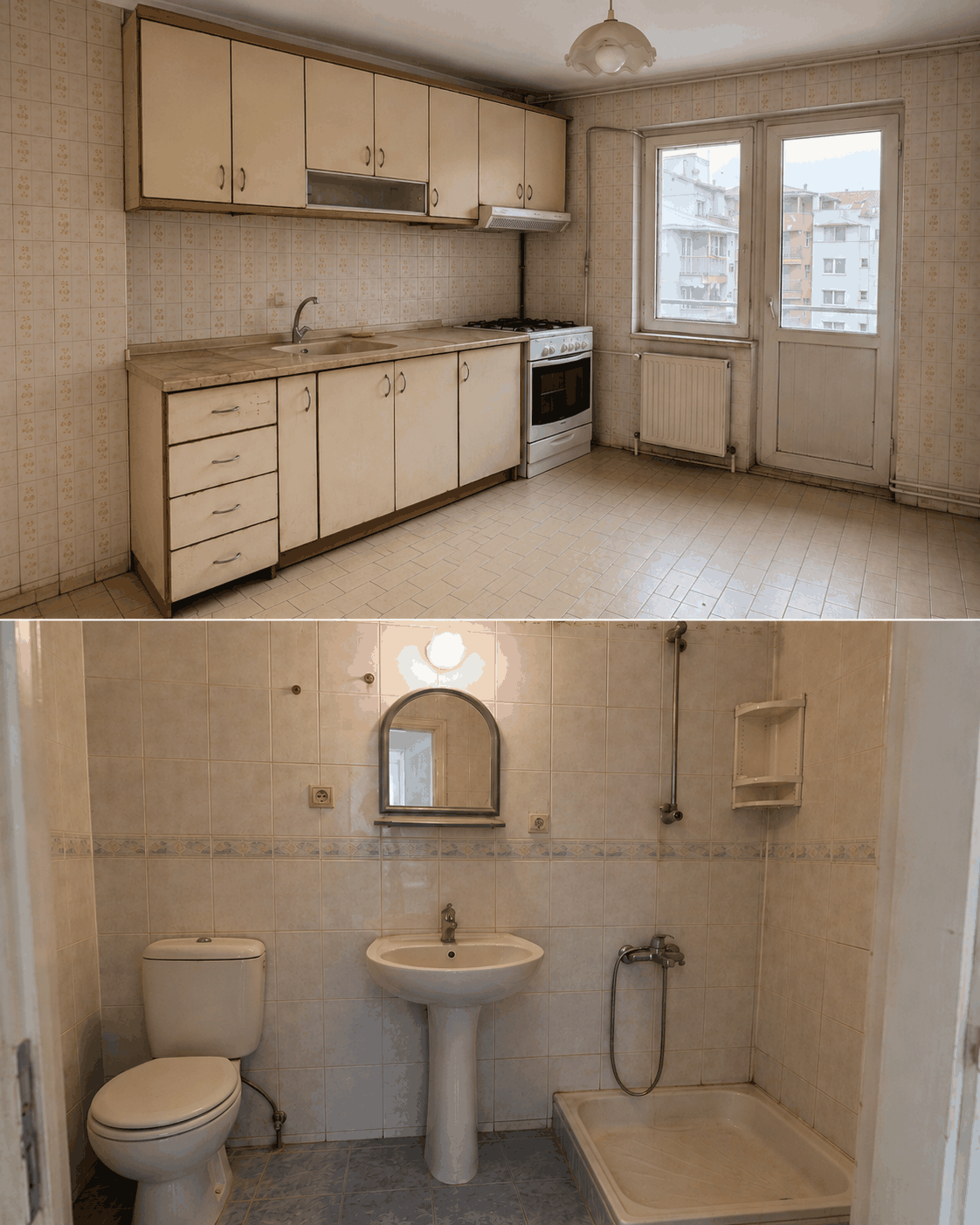 Komple Mutfak ve Banyo Yenileme öncesi örnek görünüm